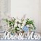 White Mr and Mrs Sign for Wedding Table Wooden Letters Decoration